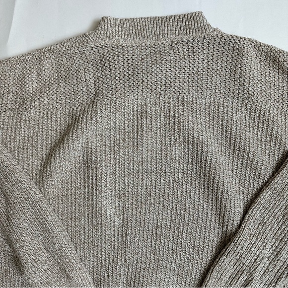 Eddie Bauer Vintage Men’s Oversized Cotton Henley Sweater USA L - Picture 9 of 13